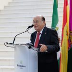 El compañero Fernando Ramos fue el encargado de intervenir en la ceremonia, dando voz a los colegiados de su promoción en sus bodas de oro profesionales